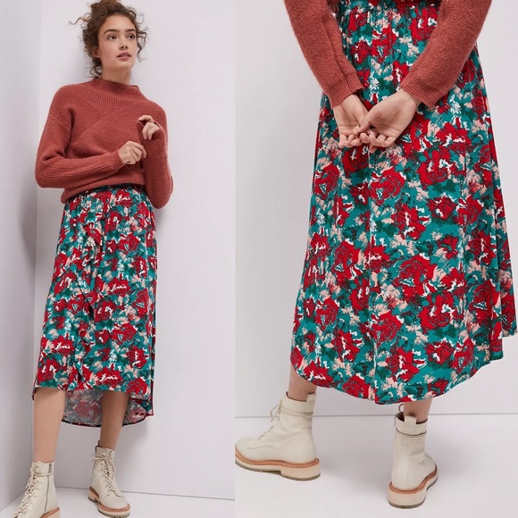Anthropologie Miley Ruffled Midi Skirt - Picture 14 of 14